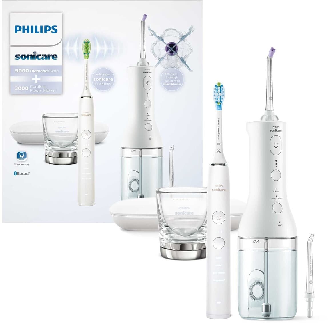 Philips Sonicare Cordless Power Flosser DiamondClean 9000
