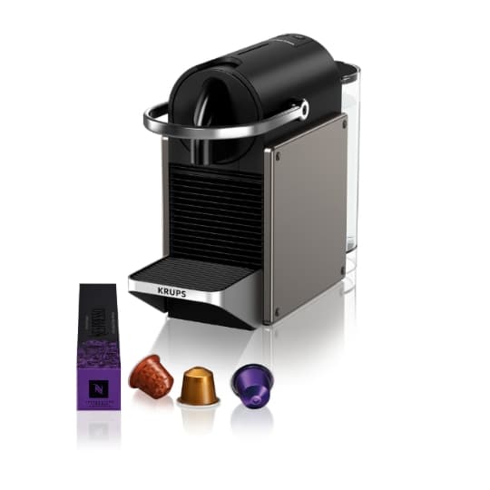 Krups Nespresso Pixie Redesign Titane